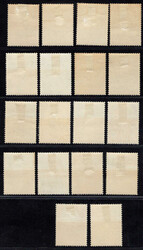 1960/61, Chrysanthemen, 3 komplette Ausgaben, gestempelt, ...