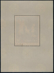 1962, Schauspieler-Block, sauberer ESSt., Originalgummi, rechts oben ...