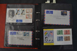Afrika, 50er/60er Jahre, ca. 100 Belege, dabei FDC's und viel ...