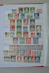 Bund, 1949/2002, 4 postfrische Slgn./Teilslgn. je komplett mit allen ...
