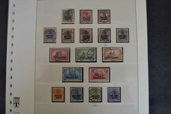 Memel, 1920/23, gestempelte Sammlung mit wenigen Lücken auf ...
