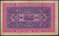 1948, 5 Deutsche Mark, Erh. II (Rosenberg Nr. 236a,B)Automatically ...