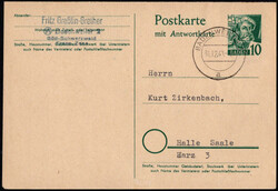 1325: French Occupation Baden - Postal stationery