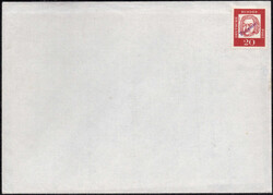 20 Pf. Bedeutende Deutsche, dunkelbraunrot auf Papier ohne Wz mit ...