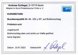 20 Pf. Bedeutende Deutsche, dunkelbraunrot auf Papier ohne Wz mit ...