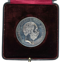 1889, Silbermedaille Albert "800-Jahrfeier des Hauses Wettin", E, ...