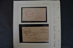 1822/68, 7 Vorphila-Belege, dabei viel Schiffspost, viele versch. ...