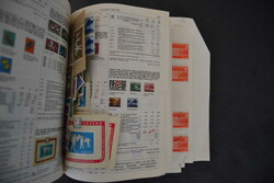 Schweiz, Bestand im Katalog mit eingelegten Marken und Blockausgaben, ...