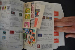 Schweiz, Bestand im Katalog mit eingelegten Marken und Blockausgaben, ...