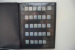 Schweden, 1858/72, 12 Öre blau (Mi.Nr. 9), gr. Karton mit ...