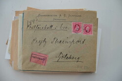 Schweden, Vorphilatelie bis 30er Jahre, gr. Karton mit Sammlerbestand ...