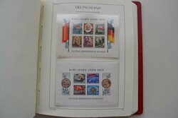 DDR, 1949/90, komplette postfrische Sammlung auf Leuchtturm-Text in 3 ...