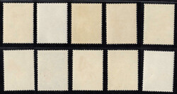 1960, Goldfische, 10 postfrische Werte, KW ca. 1000,-Automatically ...