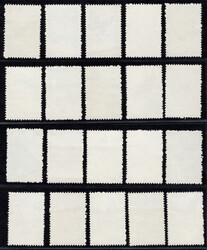 1963, Schmetterlinge, beide Ausgaben komplett, ungebraucht ohne Gummi ...