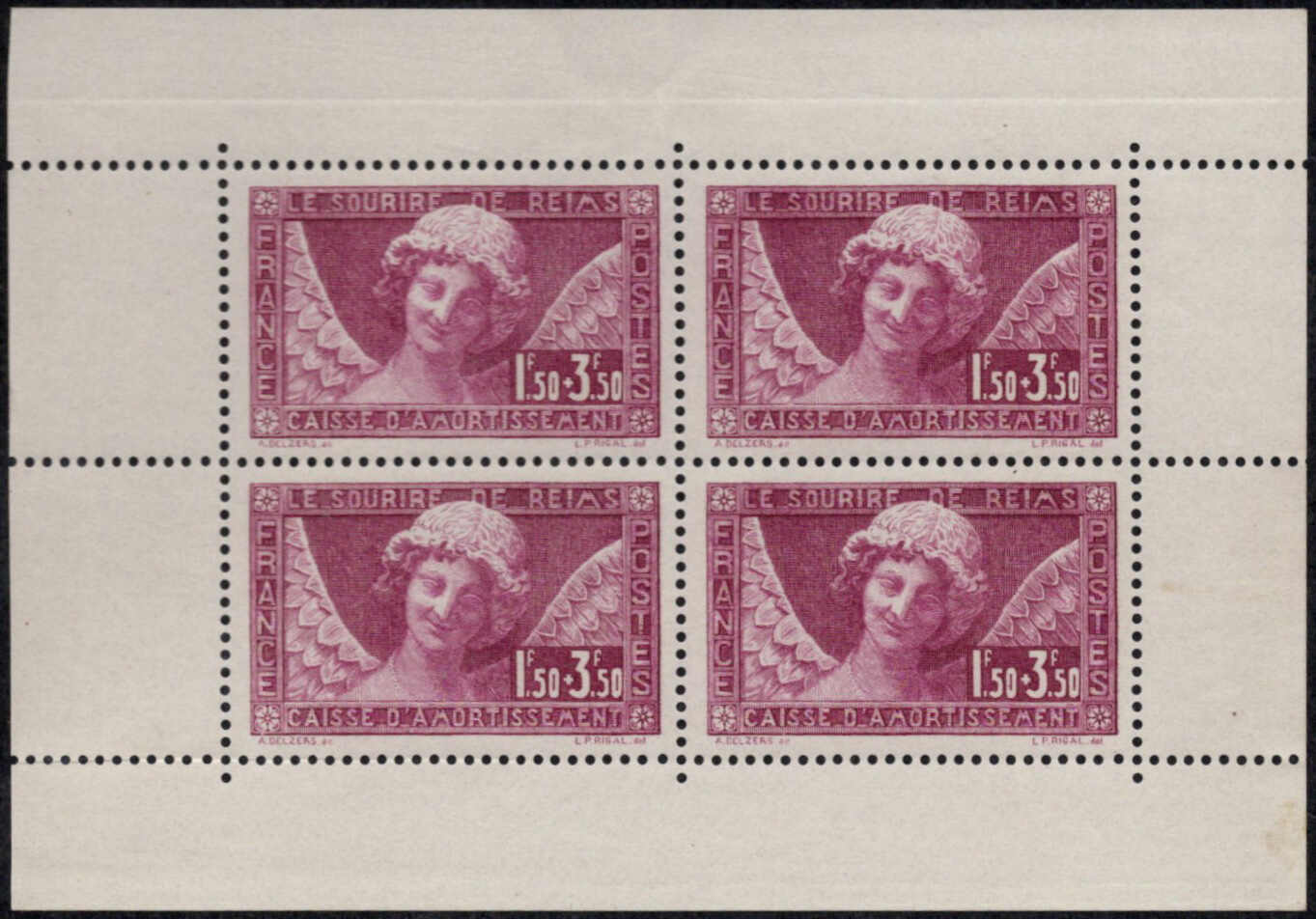 1930, Staatsschuldentilgungskasse, postfrisches Heftchenblatt mit 4 ...