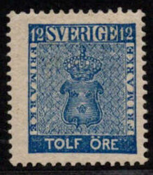 12 Öre blau, postfrisch, beste Erhaltung, KW 200,-++