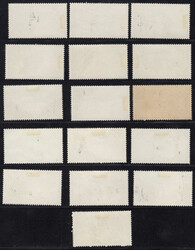 1963, Landschaften von Huangshan, komplett, sauber gestempelt, je ...