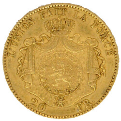 1867, 20 Franc Gold "Leopold II", 5,8g (fein), ssAutomatically ...