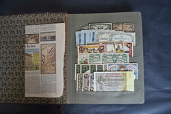 Städtenotgeld, über 340 Scheine im Album, viele ...