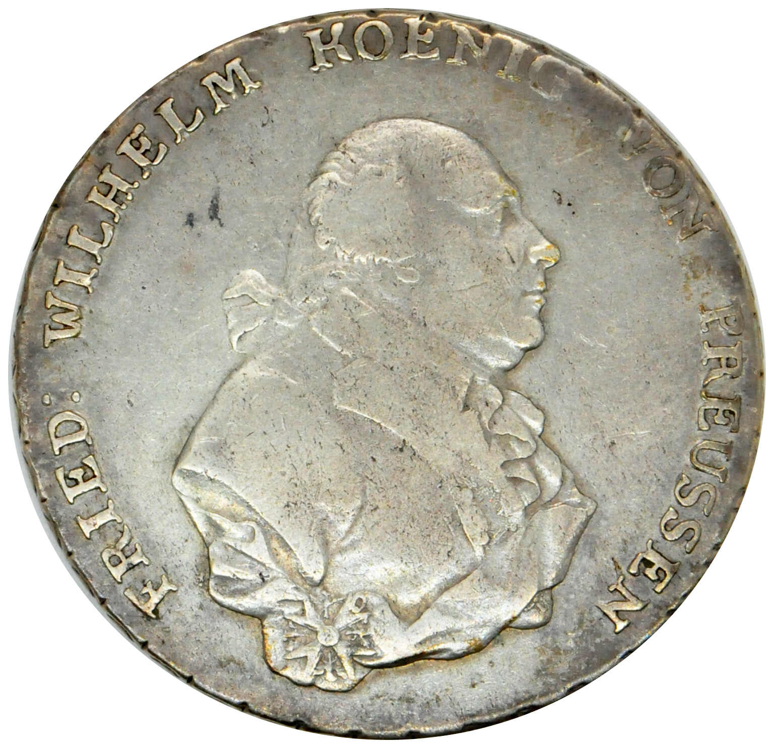 1796, Taler Friedrich Wilhelm II, A, ssAutomatically generated ...
