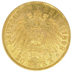 1898, 20 M. Gold "Ernst Ludwig", A, 7,16g (fein), vzAutomatically ...