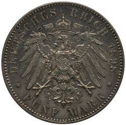 1898, 5 M. Albert, E, kl. Randmängel, fvzAutomatically generated ...