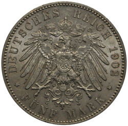 1902, 5 M. Albert mit Lebensdaten, E, vzAutomatically generated ...