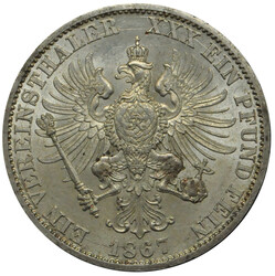 1867, Taler Wilhelm, A, vzAutomatically generated translation:1867, ...