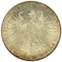 1859, Vereinstaler "Francofurtia", vzAutomatically generated ...