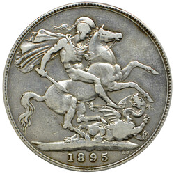 1895, Crown Victoria, Silber, ss  Automatically generated translation ...