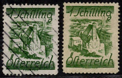 1 Sch. schwarzgelblichgrün, Papier graugelb, Falz, mit gest. ...