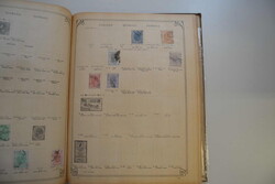 "Alle Welt", ca. 1854/1940, 2 alte Vordruckalben (KABE bzw. ...