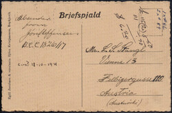 1921, 5 und 10(2) Aur. auf Postkarte von Reykjavik nach Wien, ...