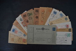 Rumänien, ca. 1888/1910, Partie mit 34 Ganzsachen verschiedenster ...