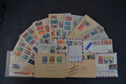 Franz. Äquatorialafrika, 1936/60, Partie von 37 Belegen mit intr. ...