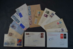 Irland, 1933/73, 14 intr. Belege, dabei u.a. seltener Erstflug nach ...