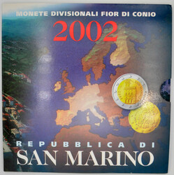 2002, KMS 1 Cent bis 2 Euro st im Original FolderAutomatically ...