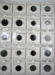 1917/18, kl. Sammlung von Münz-Marken der Gewerkschaften Eisleben ...