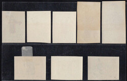 1962, Schauspielkunst, komplett, ungezähnt, 50 F. sauberer Erstfalz, ...