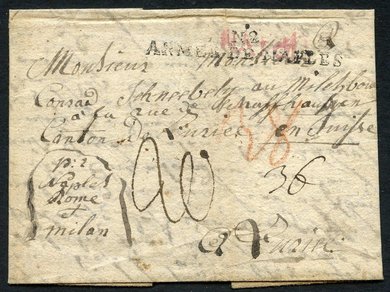 Lot 589 - europa italien vorphilatelie - Schwarzenbach Auktion Zurich 67th Auction - Session II Lot 589 - europa italien vorphilatelie - Schwarzenbach Auktion Zurich 67th Auction - Session II
