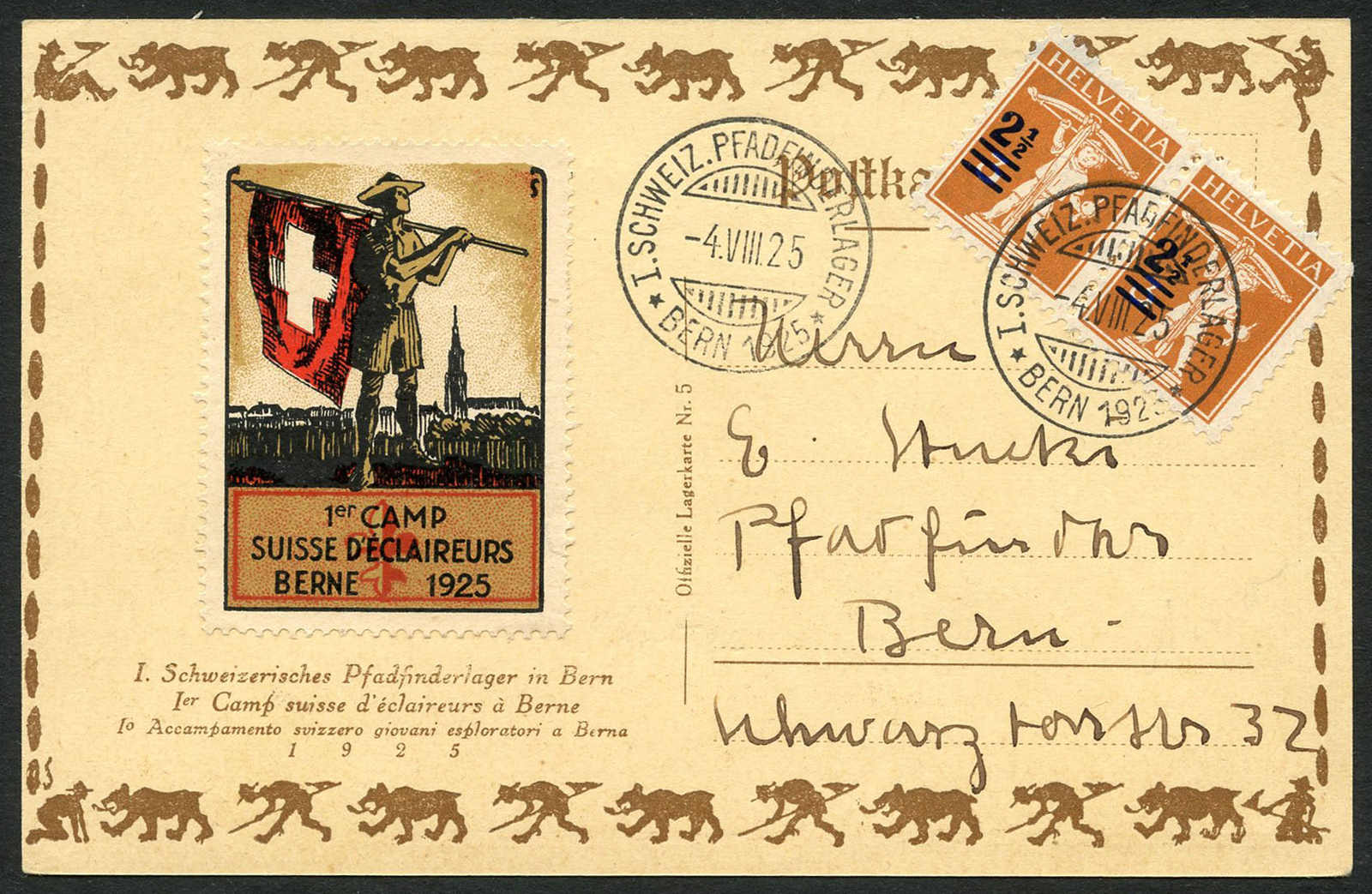Lot 733 - schweiz kanton bern -  Schwarzenbach Auktion Zurich 67th Auction - Session II