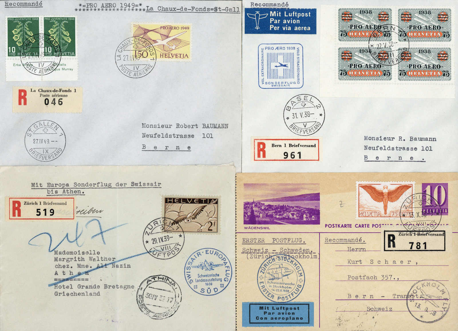 Lot 161 - schweiz schweiz - Schwarzenbach Auktion Zurich 67th Auction - Session I Lot 161 - schweiz schweiz - Schwarzenbach Auktion Zurich 67th Auction - Session I
