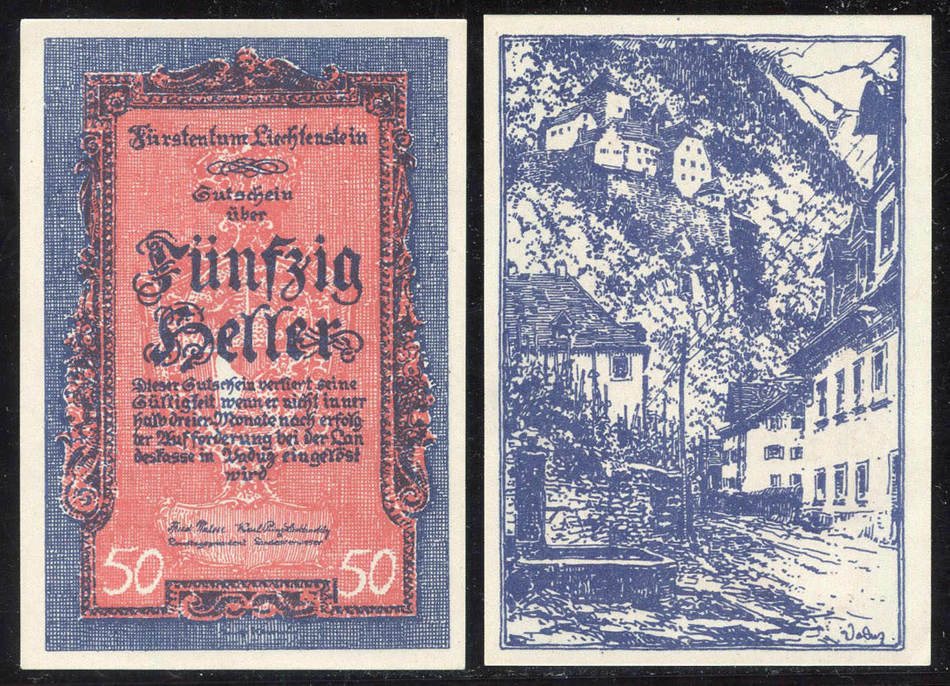 Lot 23 - europa Liechtenstein -  Schwarzenbach Auktion Zurich 67th Auction - Session I