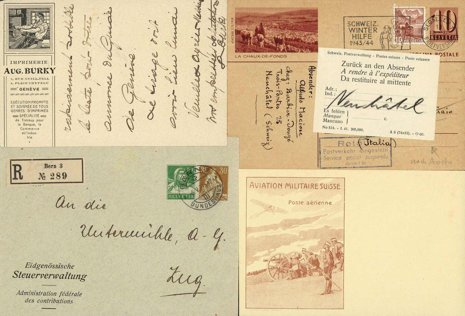 Lot 74 - schweiz schweiz -  Schwarzenbach Auktion Zurich 67th Auction - Session I
