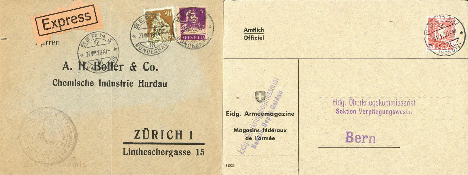 Lot 109 - sammlungen und posten sammlungen und posten schweiz dienstmarken -  Schwarzenbach Auktion Zurich 67th Auction - Session I