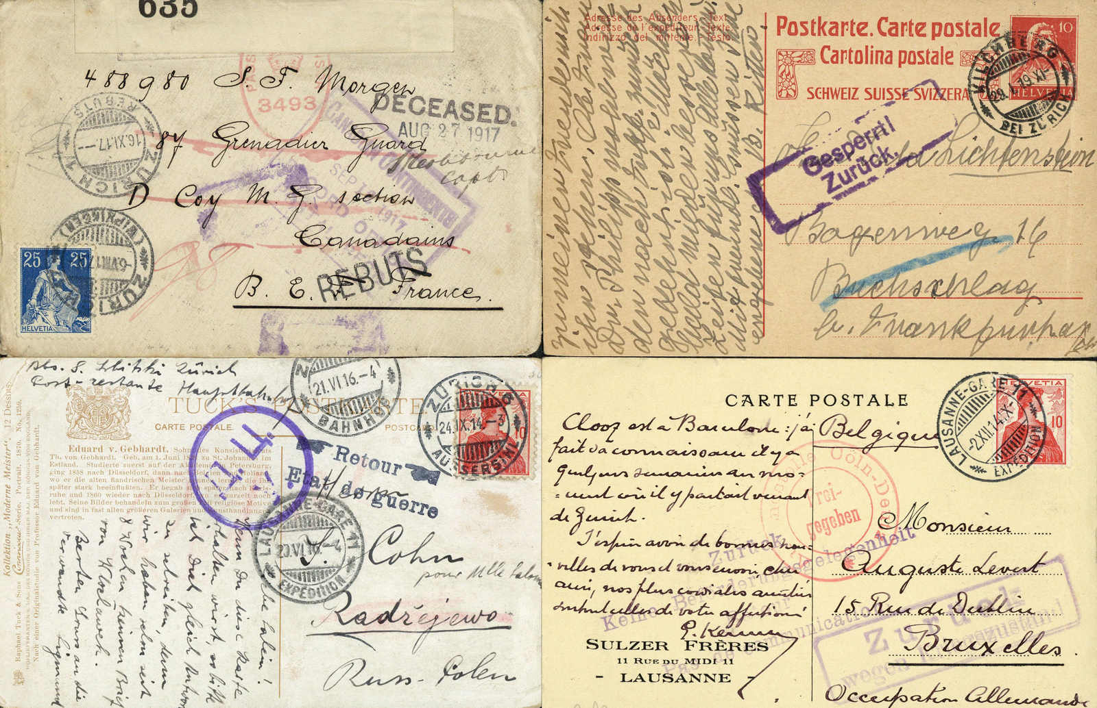 Lot 151 - schweiz schweiz - Schwarzenbach Auktion Zurich 67th Auction - Session I Lot 151 - schweiz schweiz - Schwarzenbach Auktion Zurich 67th Auction - Session I