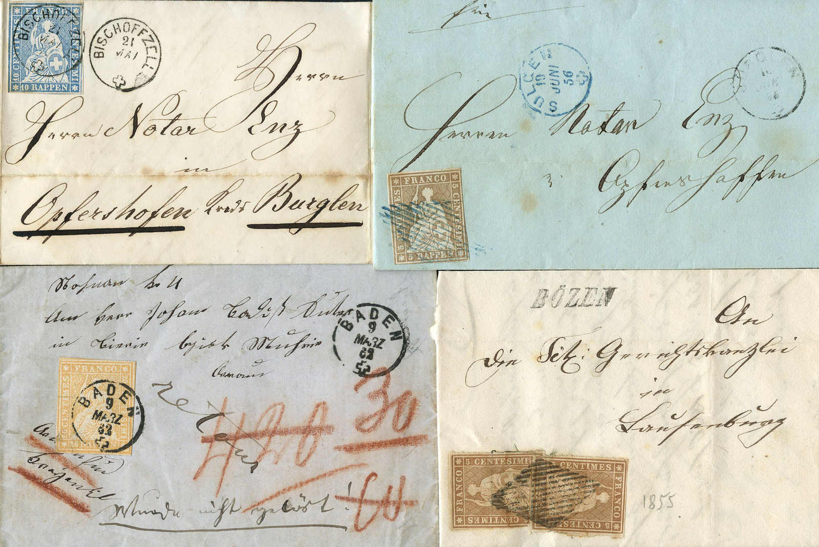 Lot 407 - schweiz Schweiz Strubel - Schwarzenbach Auktion Zurich 67th Auction - Session II Lot 407 - schweiz Schweiz Strubel - Schwarzenbach Auktion Zurich 67th Auction - Session II