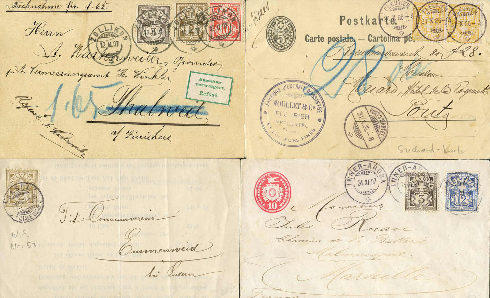 Lot 455 - schweiz schweiz -  Schwarzenbach Auktion Zurich 67th Auction - Session II