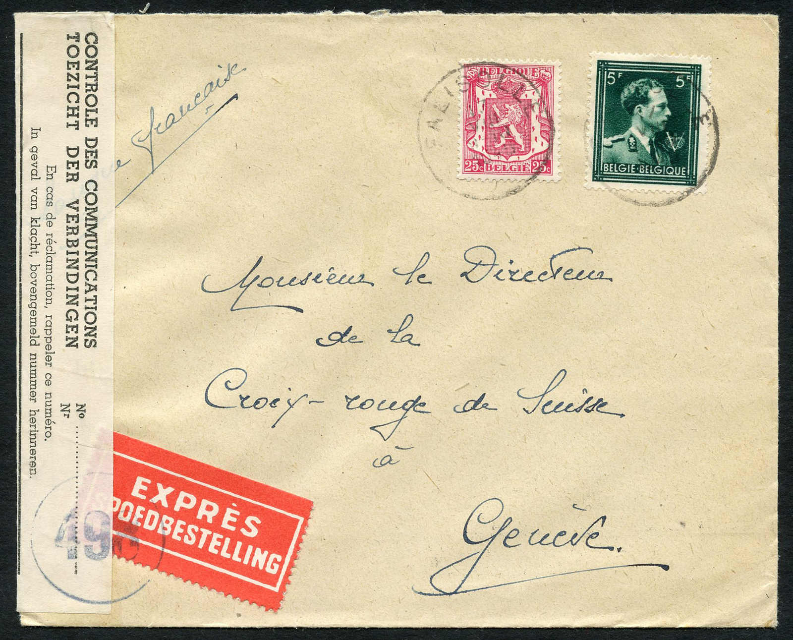 Lot 549 - europa belgien - Schwarzenbach Auktion Zurich 67th Auction - Session II Lot 549 - europa belgien - Schwarzenbach Auktion Zurich 67th Auction - Session II