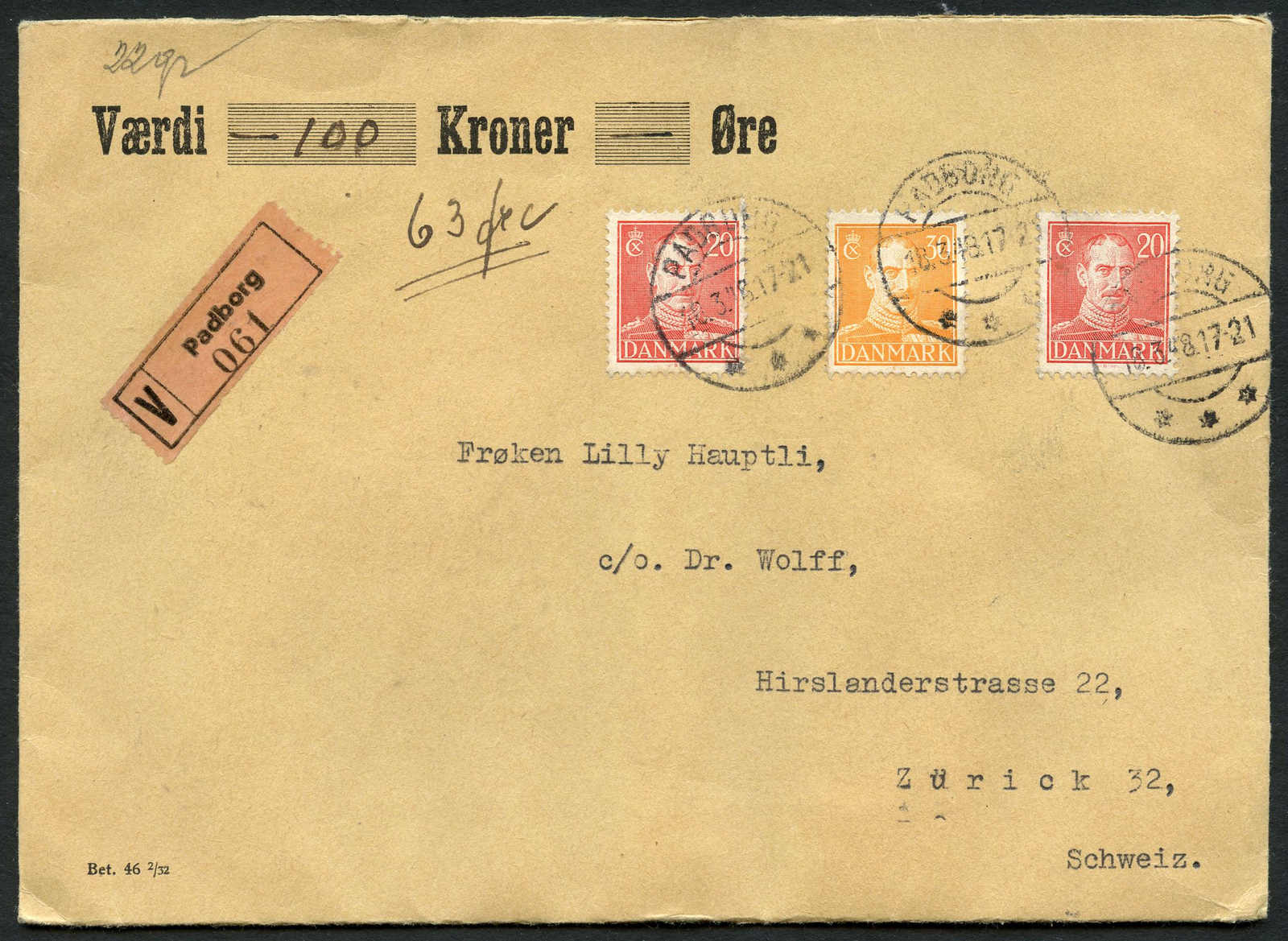 Lot 532 - europa danemark - Schwarzenbach Auktion Zurich 67th Auction - Session II Lot 532 - europa danemark - Schwarzenbach Auktion Zurich 67th Auction - Session II